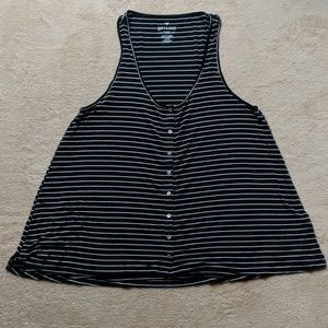 Oversized Button Up Tank